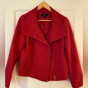 Talbots Fuchsia Pink Cropped Jacket